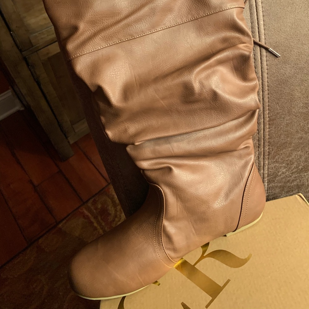 Charlotte Russe Wide Slouch Boots size 11 wide
